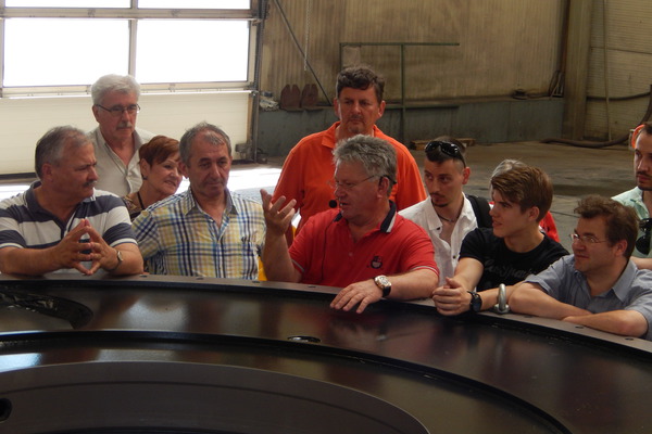Visit of the FBN-H representatives at the Kaposvár facility of Lakics Kft.